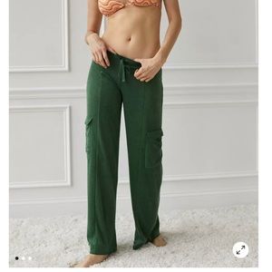 Urban Outfitters Out From Under Gabbie Terry Cloth Cargo Pant/ Sweatpants